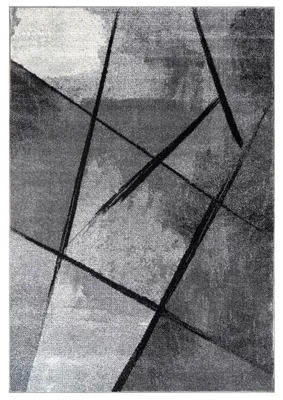 Produktbild von TT Home Wohnzimmer Teppich Kurzflor In Abstraktem Design Modern Karo Geometrisch Größe 80x150 cm