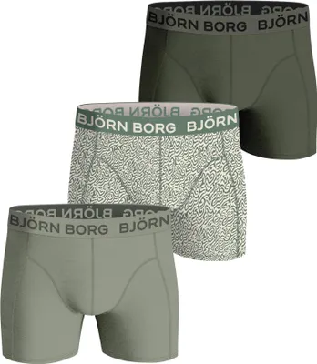 Produktbild von Björn Borg Baumwolle Stretch Boxershorts Herren (3-pack)