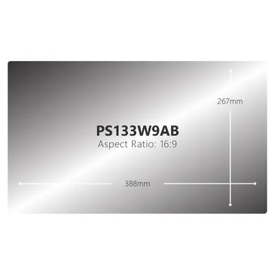 Produktbild von Filter für die Überwachung der Privatsphäre V7 PS133W9AB