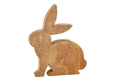 Produktbild von Osterhase aus Mangoholz BUNNY Größe: M