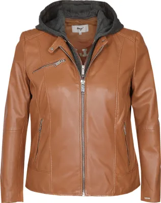Produktbild von Maze Lederjacke 42021318 Damen cognac 54
