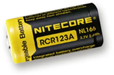 Nitecore Akku Typ 16340 Vorderseite