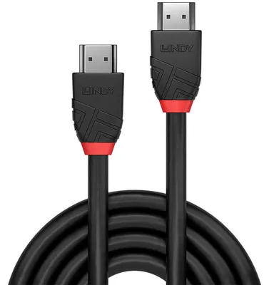 Produktbild von Lindy 36771, 1 m, HDMI Typ A (Standard), HDMI Typ A (Standard), 48 Gbit/s, Schwarz