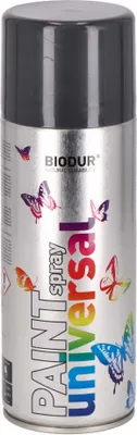 Produktbild von Biodur | Sprühlack - Graphit grau (RAL 7024) - 400ml, Sprühfarbe, Lackspray, Universal - Betonfarbe, Sprühlacke für Holz, Metall, Glas