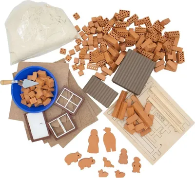 Produktbild von Bausatz aus Miniatursteinen - Bauernhof
