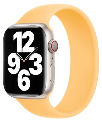 Zdjęcie produktu dla Silikonowy pasek Apple do zegarka Apple Watch | 38/40/41/42 mm – rozmiar 3 – Sunglow