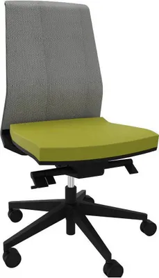 Produktbild von Quadrifoglio Bürostuhl Omnia Netz grün, schwarz, schwarz Stoff