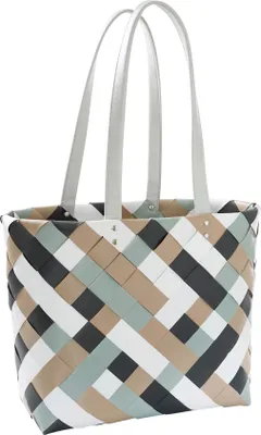 Produktbild von Kobolo torba na zakupy koszyk na zakupy pleciony plastikowy shopper BELFAST XL