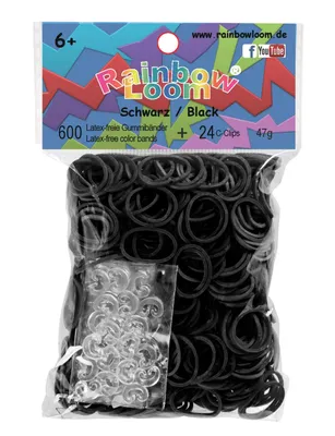 Produktbild von Happy Kidz Rainbow Loom farbsortiert Schubladen: schwarz 21406266006-schwarz