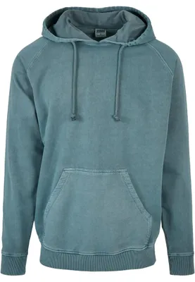 Produktbild von Urban Classics - OVERDYED Raglan Hoody dusty blue - M