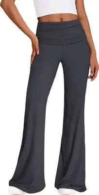 Produktbild von REORIA Damen Leggings Elegant Weit Leggings Grau S
