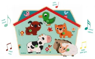 Immagine prodotto di Puzzle Djeco-Sounds: Ouaf woof