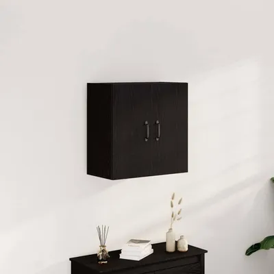 Produktbild von Wandschrank Schwarze Eiche 60 x 31 x 60 cm Holzwerkstoff, Design Möbel Aktenschränke Neu