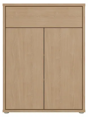 Produktbild von Schuhkommode >ALICE SPRINGS< in Elegancia Eiche Nachbildung - 74,5x99,1x34,9cm (BxHxT)