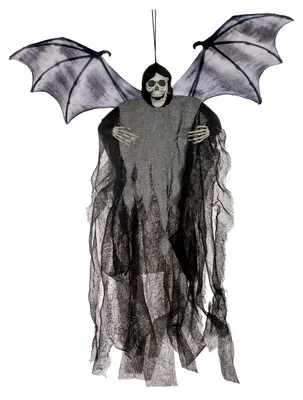 Produktbild von Vampir Fetzenreaper mit Fledermausflügel als Hängefigur 60 cm