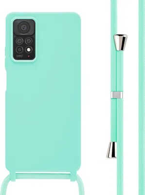 Obrázok produktu pre imoshion Silikónové puzdro so šnúrou pre Xiaomi Redmi Note 11 Pro - Mätovo zelené