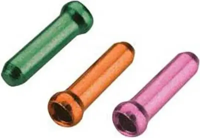 Produktbild von Jagwire CHA075 Universal Cable Tips, Cash/Tango/Pink (30pcs each)