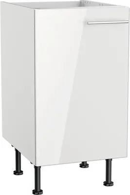 Produktbild von Optifit Spülenschrank Rurik986 BxTxH 45 x 58,4 x 87 cm weiß glänzend zerlegt Anschlag reversibel KFRU SPL456-8+