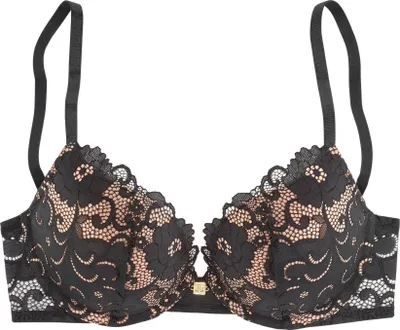 Produktbild von JETTE Push-up-BH schwarz-caramel Größe 70 Cup C