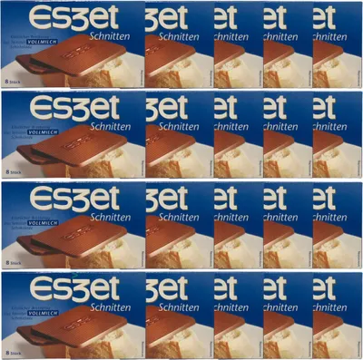 Produktbild von Eszet Schnitten Vollmilch köstlicher Brotbelag VPE (20x75g Packung)