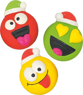 Produktbild von Nobby Xmas Hundespielzeug Smiley aus Latex