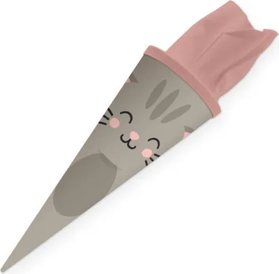 Produktbild von itenga Geschwister Schultüte 35cm Motiv KAWAII KATZE