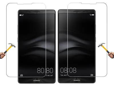 Produktbild von ino 2x Schutzglas  kompatibel  mit Panzerglas Huawei Mate 8  Displayschutzglas  Schutz Schutzglas Glasfolie Schutzfolie 9H Härte Displayglas Mate8