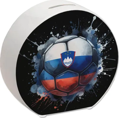 Produktbild von Fußball Slowenien Flagge Spardose