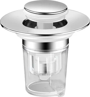 Obrázek produktu pro Vysouvací odtokový ventil s těsněním pro umyvadlo, koupelnu, kuchyň (32–41 mm)