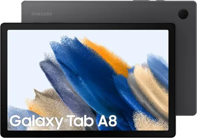 Produktbild von Samsung Galaxy Tab A8, Android Tablet, LTE, 7040 mAh Akku, 10,5 Zoll TFT Display, vier Lautsprecher, 32 GB/3 GB RAM, Tablet in Grau