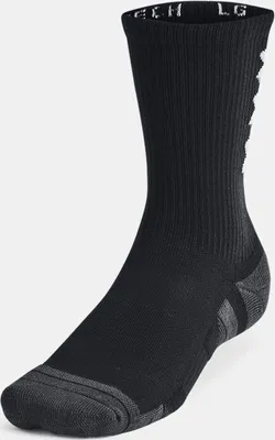 Produktbild von Under Armour Socken Ua Performance Baumwolle 3P Mid-Blk 1379530-001__XL