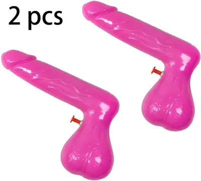 Productafbeelding van Fun prank bachelorette Party gunst plastic water - Set van 2 - Gun Nieuwigheid Kip Night Out Game Leveranciers Set C2