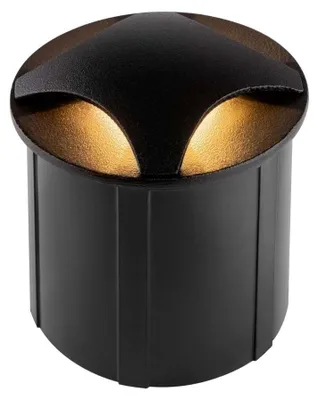 Image de Lampe de sol LED, aluminium, noir, IP65, D 6,2 cm