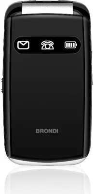 Produktbild von Brondi Amico Favoloso, Klapphandy, Dual-SIM, 7,11 cm (2.8"), 1,3 MP, 800 mAh, Schwarz