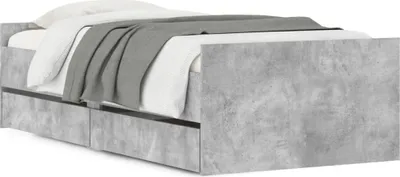 Zdjęcie produktu dla VidaXL 3207374, Szary, 93 cm, 2,03 m, 50 cm, 900 x 2000 mm, 985 x 430 x 165 mm
