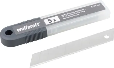 Produktbild von Wolfcraft 18mm 7 Segment Abbrechklinge 5 Stück