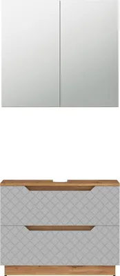 Immagine prodotto di Set di mobili da bagno Vicco Lotta Grigio 2 parti, Model 59501