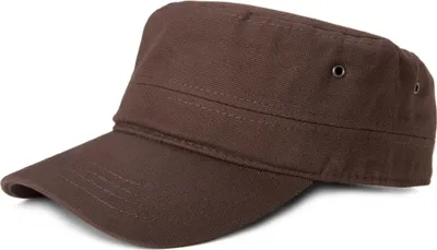 Produktbild von styleBREAKER Uni Military Cap aus Baumwoll-Canvas | Army Cap mit gebogenem Schirm | verstellbare Schirmmütze für Damen und Herren