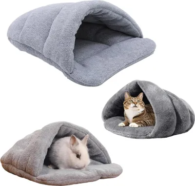 Produktbild von Meerschweinchenbett Haustier Meerschweinchenbett Betthöhle Meerschweinchenbett Haustier, Kleintier Plüschhöhle für Zwergkaninchen Chinchillas Bartagamen Eidechse