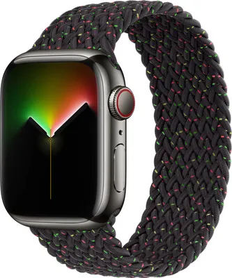 Obrázek produktu pro Pletený řemínek Solo Loop pro Apple Watch | 38/40/41/42 mm – velikost 6 – Black Unity