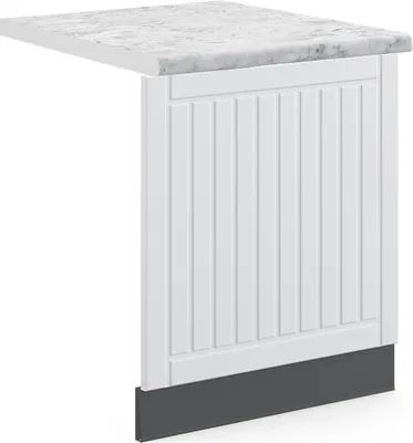 Produktbild von Frontblende Vicco Fame-Line Weiß Landhaus 60 cm , AP Marmor, Model 45797