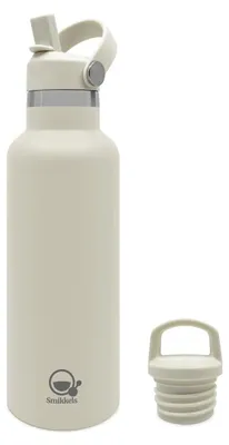 Obrázok produktu pre Smikkels nerezová termoska 500 ml, biela – detská fľaša s dvojitou stenou