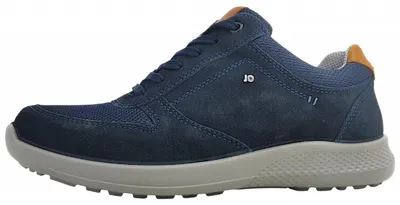 Image de Chaussures pour hommes Jomos, lacets, couleur bleue, style décontracté