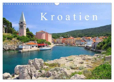 Produktbild von Kalender 2027 · US-Version · Kroatien (Wandkalender 2027, 17" × 12" Querformat), CALVENDO 12-Monats-Wandkalender