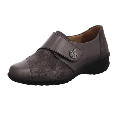 Produktbild von Komfortable Damen Schlupf-Slipper in Grau für einfaches An- und Ausziehen