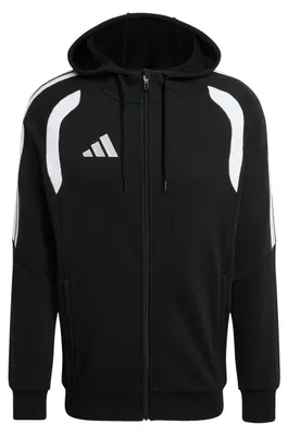Zdjęcie produktu dla Bluza z kapturem adidas Tiro 26 League, pełny zamek, rozmiar 2XL, kolor: czarny/biały