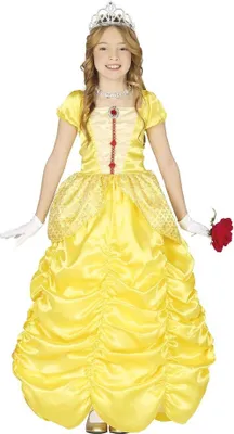Produktbild von Fiestas Guirca - Prinzessin-Kostüm für Mädchen FG1153 (128-134) (Gelb)