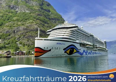 Wandkalender 2023 DIN A3 – Kreuzfahrt-Motive