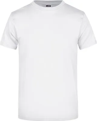 Produktbild von James & Nicholson T-Shirt Round-T Heavy weiß Größe XXL