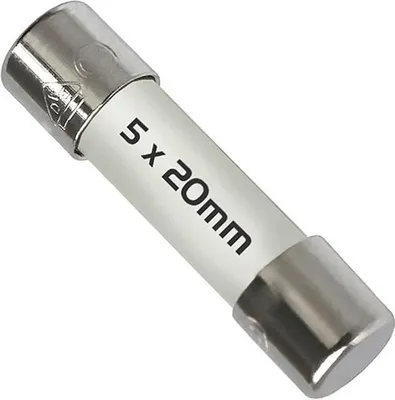 Produktbild von Velleman Keramiksicherungen 5 x 20 mm, Set mit 4 Stück, 2 x 500 mA, 2 x 10 A, 600V, schnell, für